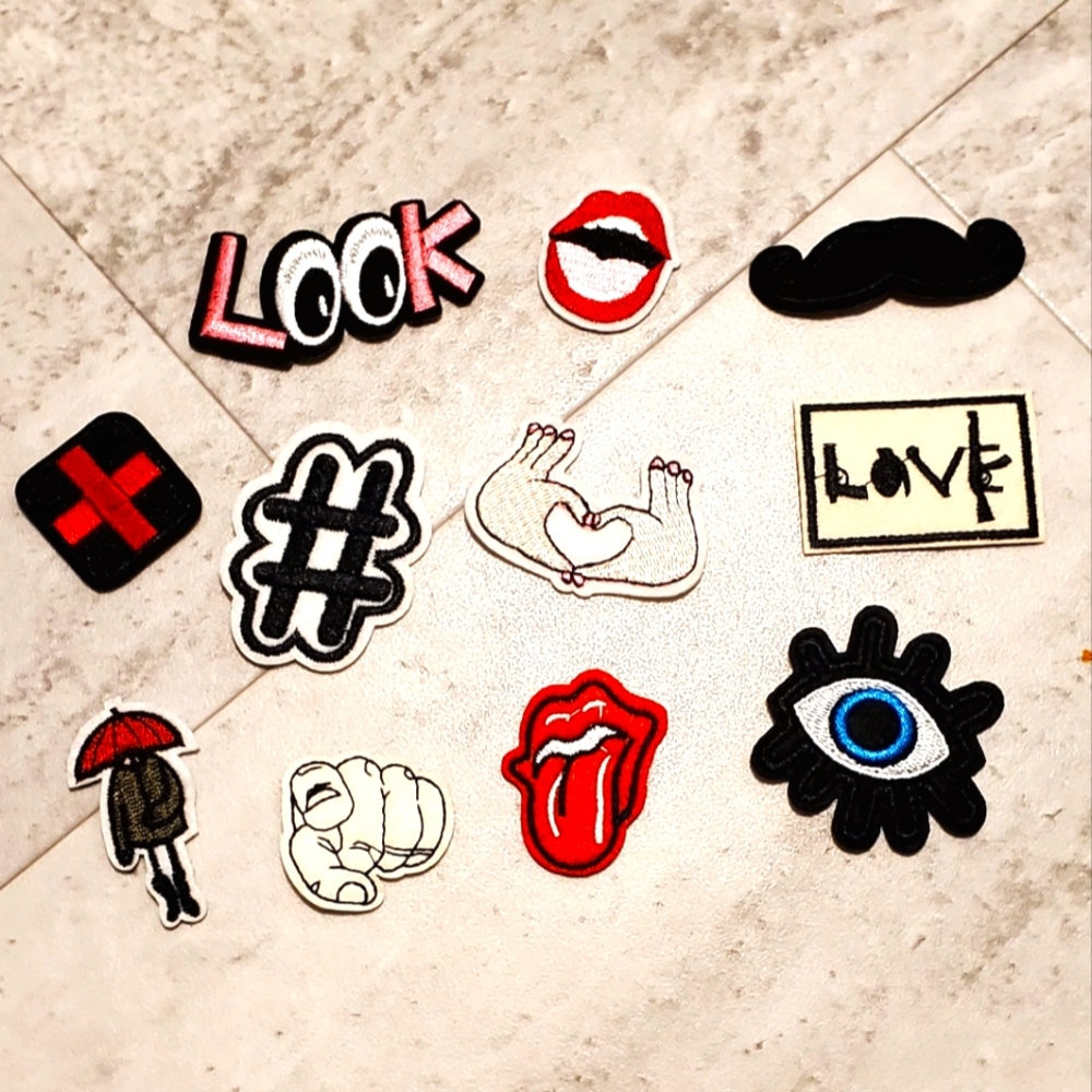 2/$30  11 brand new iron patches!
